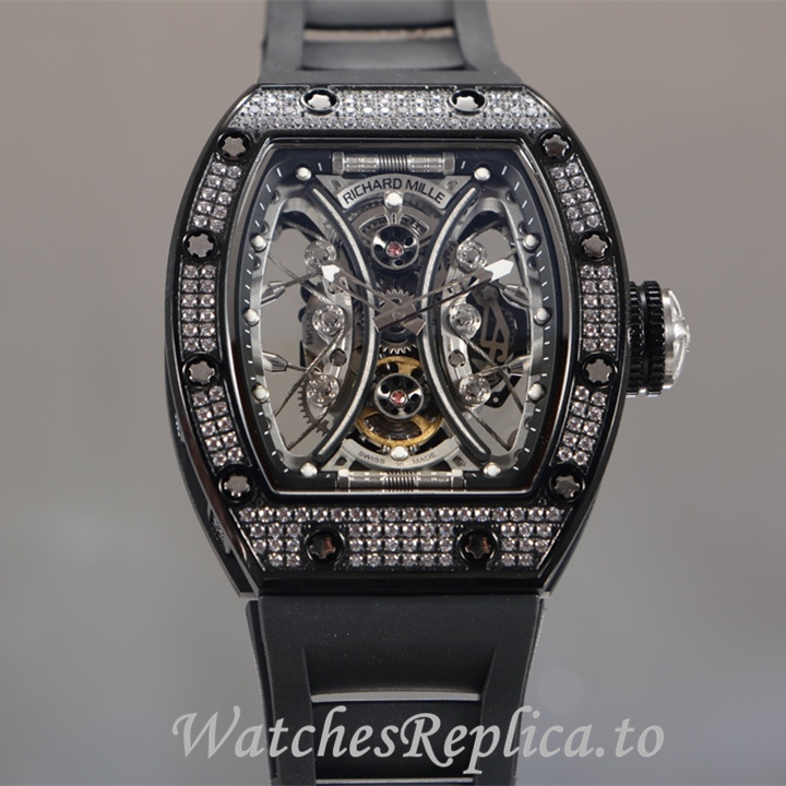 Richard Mille Replica RM53-01 Rubber strap 50MM - WatchesReplica.is
