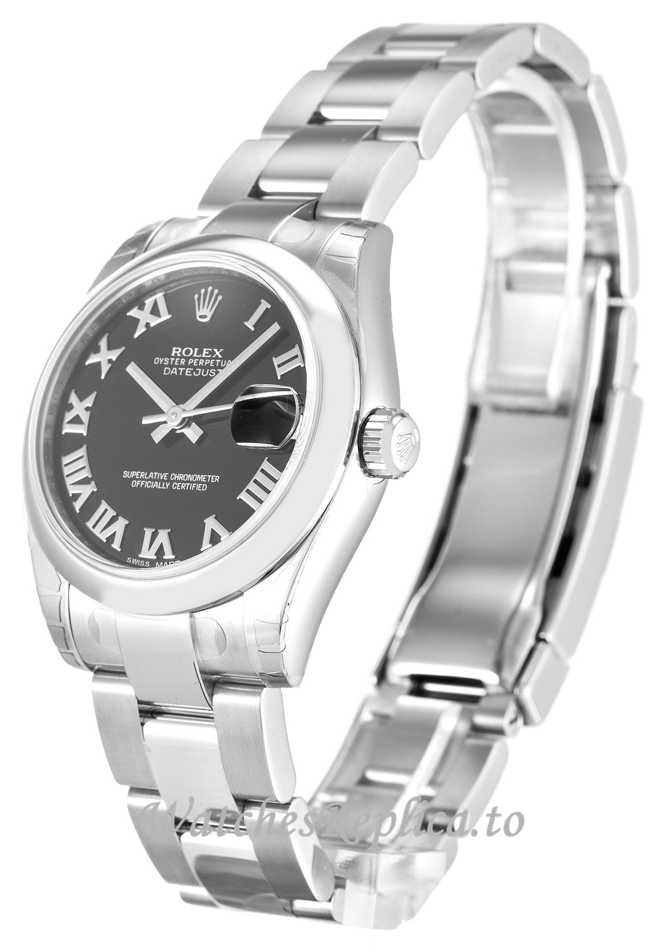 Rolex Datejust Lady Black Dial 178240 31MM - WatchesReplica.is