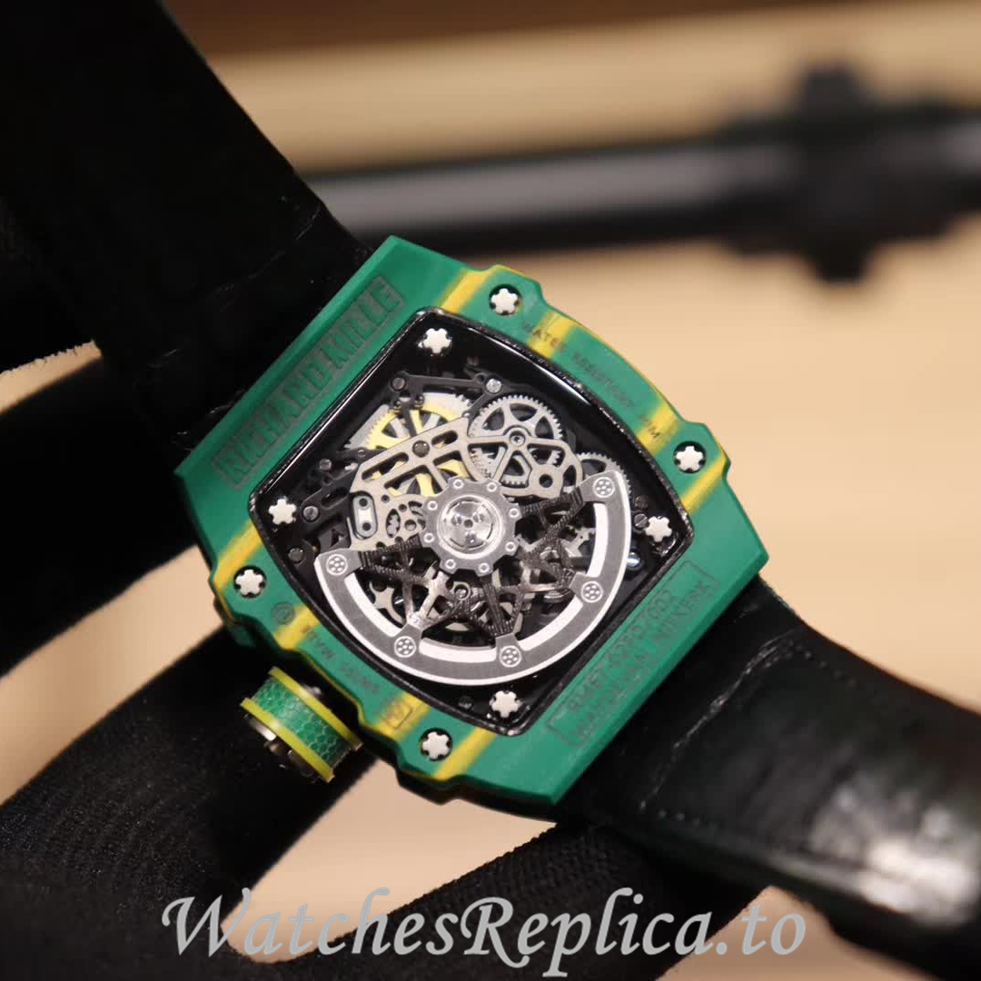 Richard Mille Replica RM67-02 Canvas strap 38.70x47.52MM - WatchesReplica.is