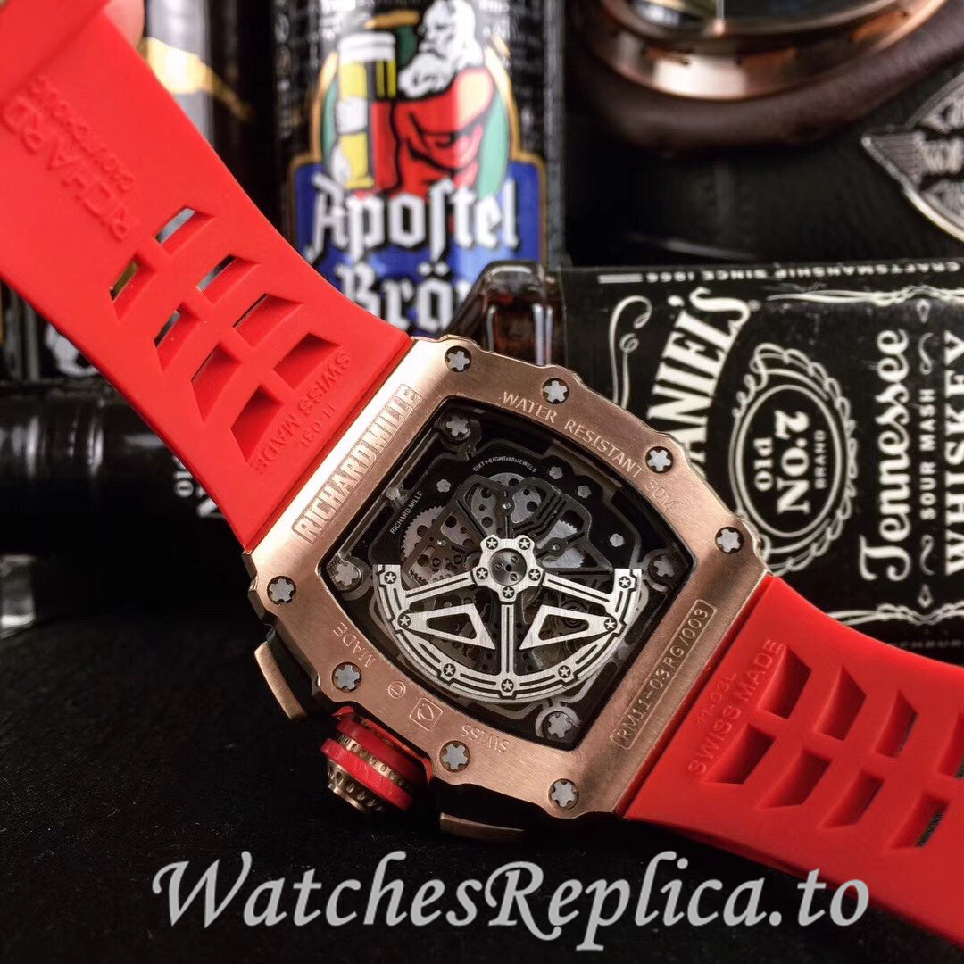 Richard Mille Replica RM11-03 Rubber strap 50MM - WatchesReplica.is