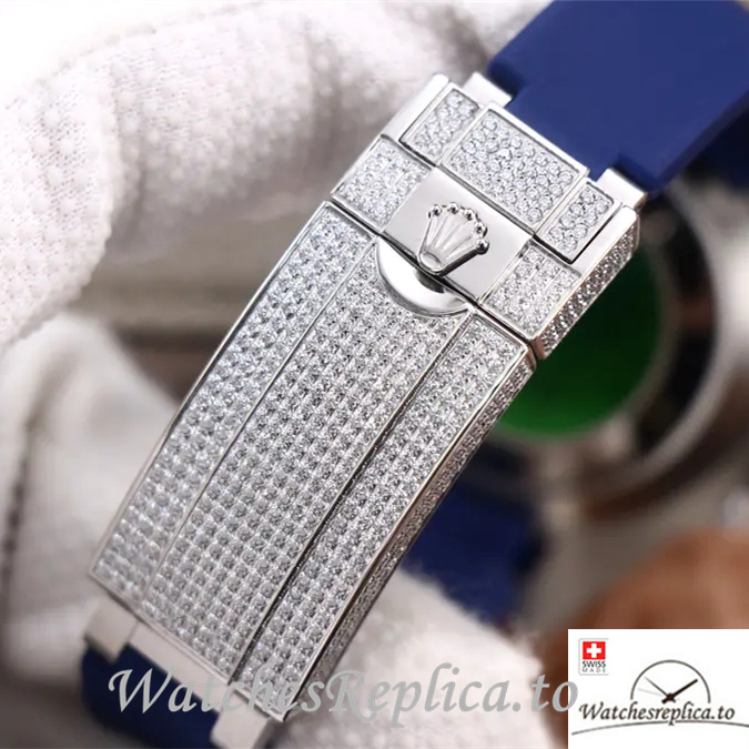 Swiss Rolex Submariner Replica Rubber strap 40MM - WatchesReplica.is