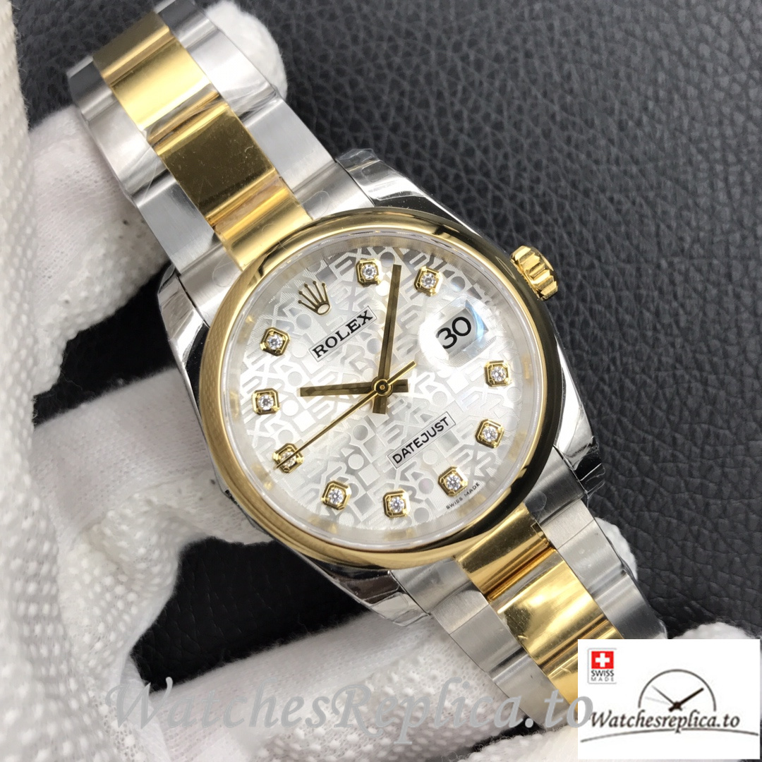 Swiss Rolex Datejust 126334 Replica Stainless steel strap 41MM - WatchesReplica.is