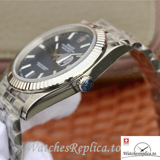 Swiss Rolex Datejust Replica 116234-0139 Stainless steel strap 36MM - WatchesReplica.is