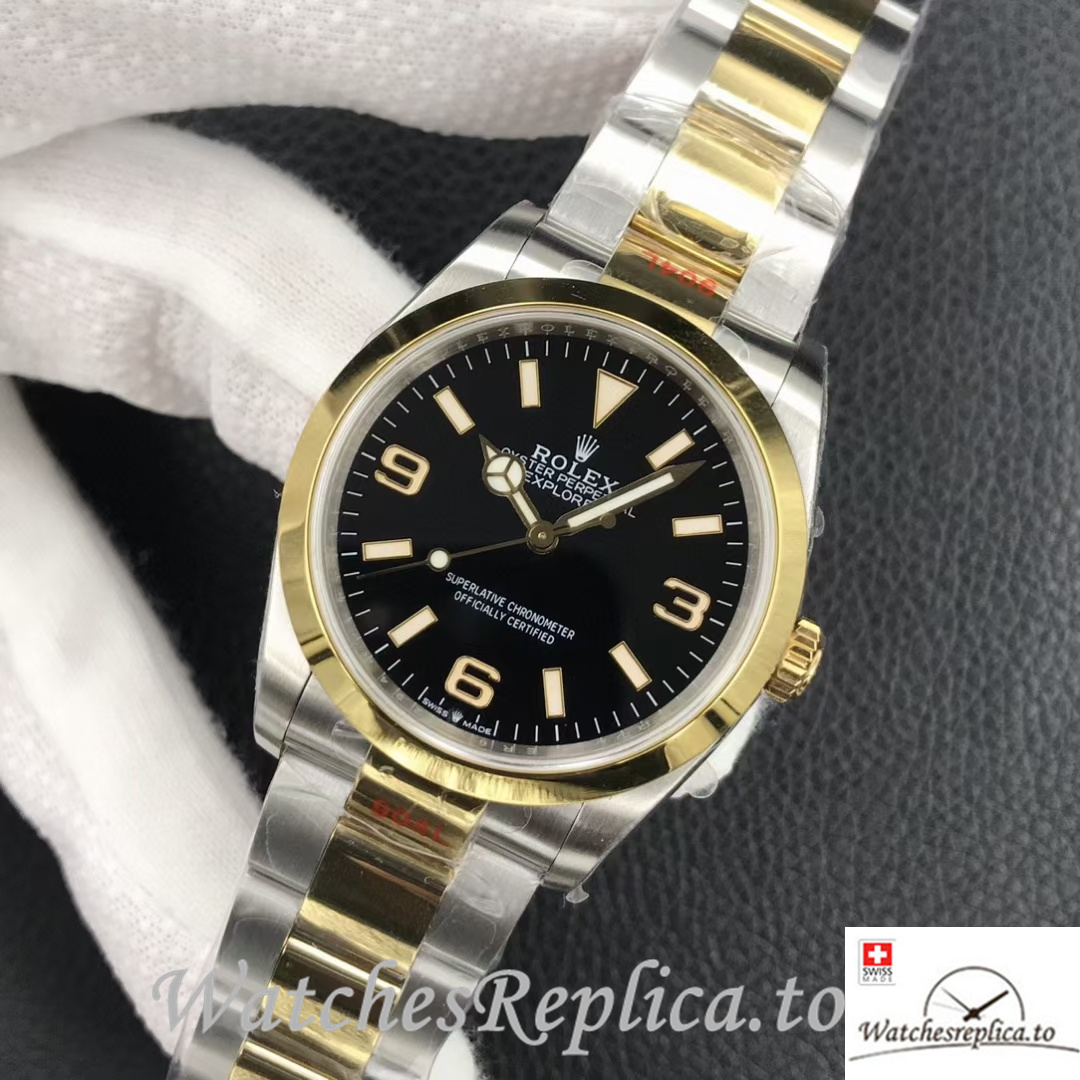 Swiss Rolex Explorer Replica 124273 Stainless steel strap 36MM - WatchesReplica.is
