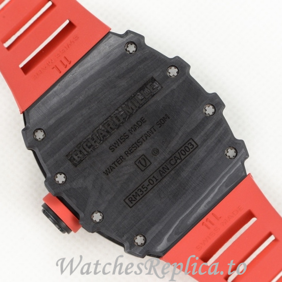 Richard Mille Replica RM35-01 Rubber strap 50MM - WatchesReplica.is