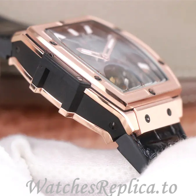 Hublot Replica MASTERPIECE Series Leather strap 45MM - WatchesReplica.is