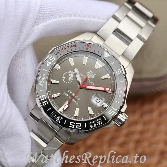Tag Heuer Replica Aquaracer Stainless steel strap 43MM - WatchesReplica.is