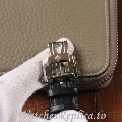 Patek Philippe Replica Nautilus 5712 Leather strap 40MM - WatchesReplica.is