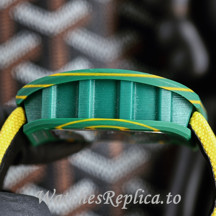 Richard Mille Replica RM59-01 Canvas strap 50MM - WatchesReplica.is