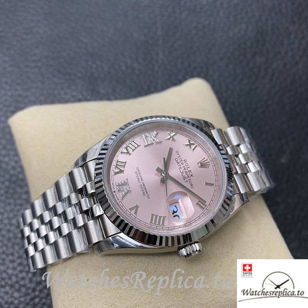 Swiss Rolex Datejust Replica 126233 Stainless steel strap 36MM - WatchesReplica.is