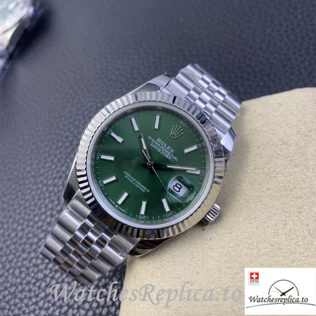 Swiss Rolex Datejust 126334 Replica Stainless steel strap 41MM - WatchesReplica.is