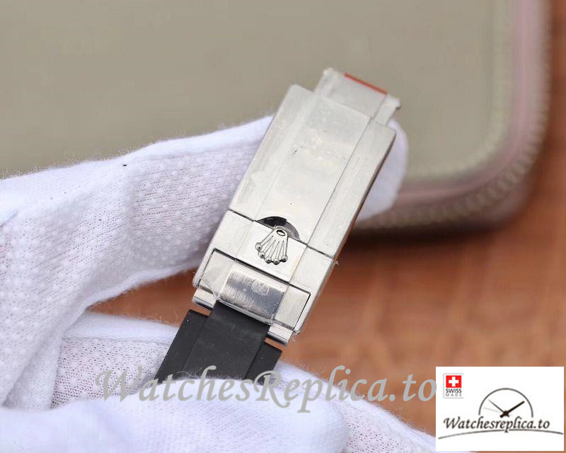 Swiss Rolex Daytona Cosmograph Replica 116519LN 001 Black Strap 40MM - WatchesReplica.is