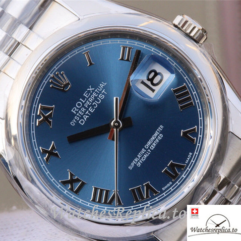 Swiss Rolex Datejust Replica 116200 Stainless steel strap strap 36MM - WatchesReplica.is