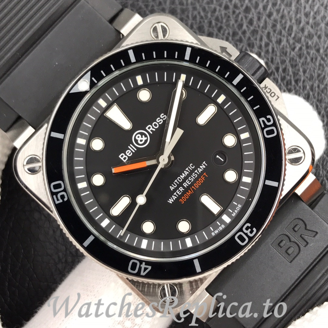 Bell Ross Replica BR 03 BR03-94 Rubber strap 42MM - WatchesReplica.is