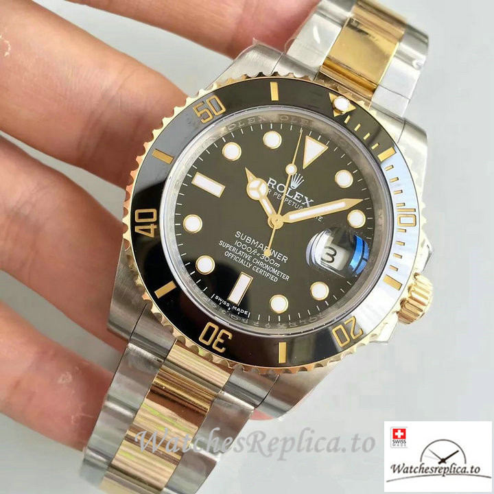 Swiss Replica Rolex Submariner Series 116613LB-97203 40MM - WatchesReplica.is