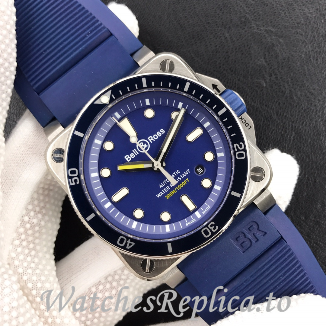Bell Ross Replica BR 03 BR03-92 Rubber strap 42MM - WatchesReplica.is