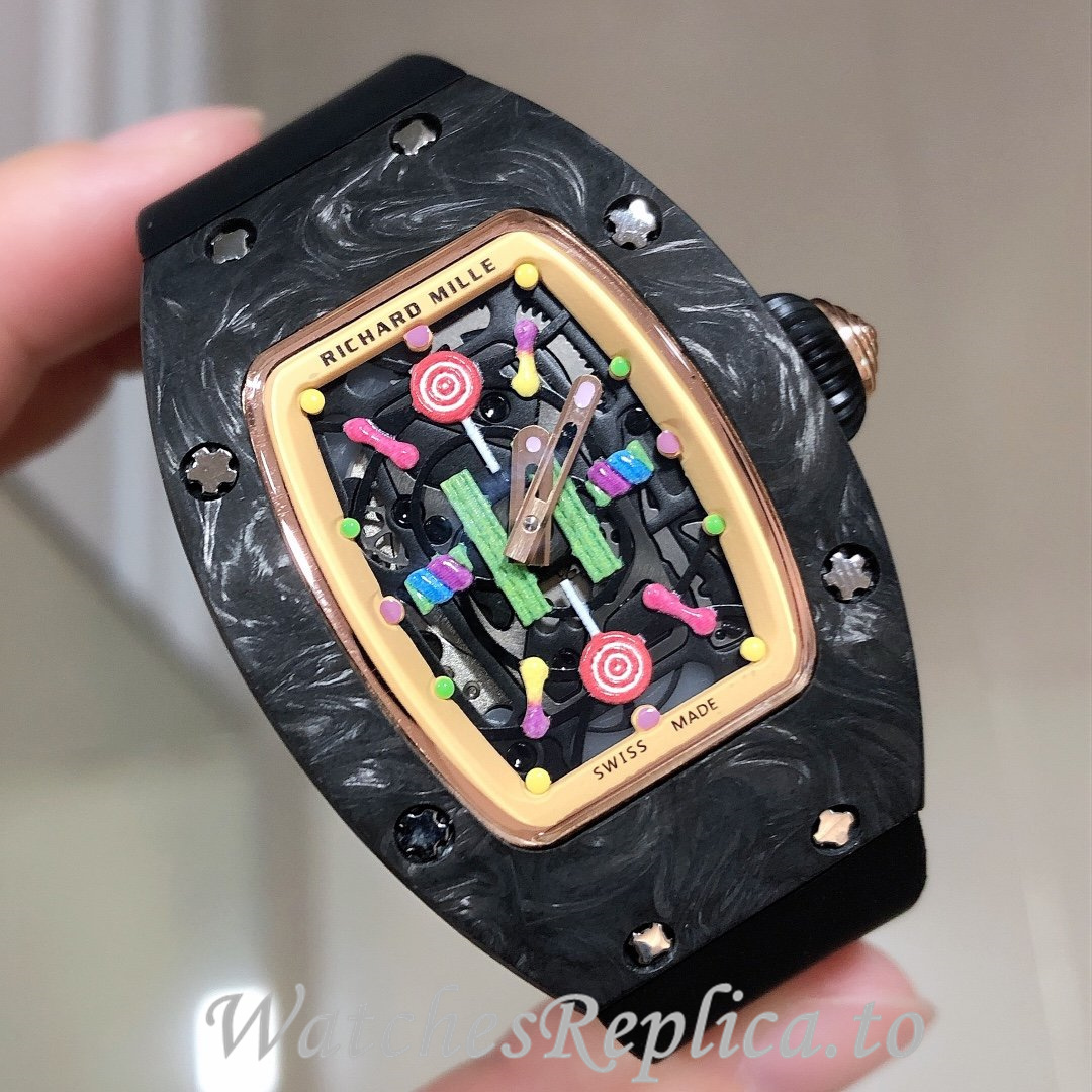Richard Mille Replica RM37-01 Rubber strap 52.65x34.40MM - WatchesReplica.is