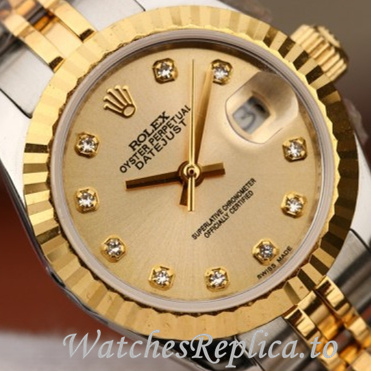 Swiss Rolex Datejust Replica 279383 Stainless steel strap 28MM - WatchesReplica.is