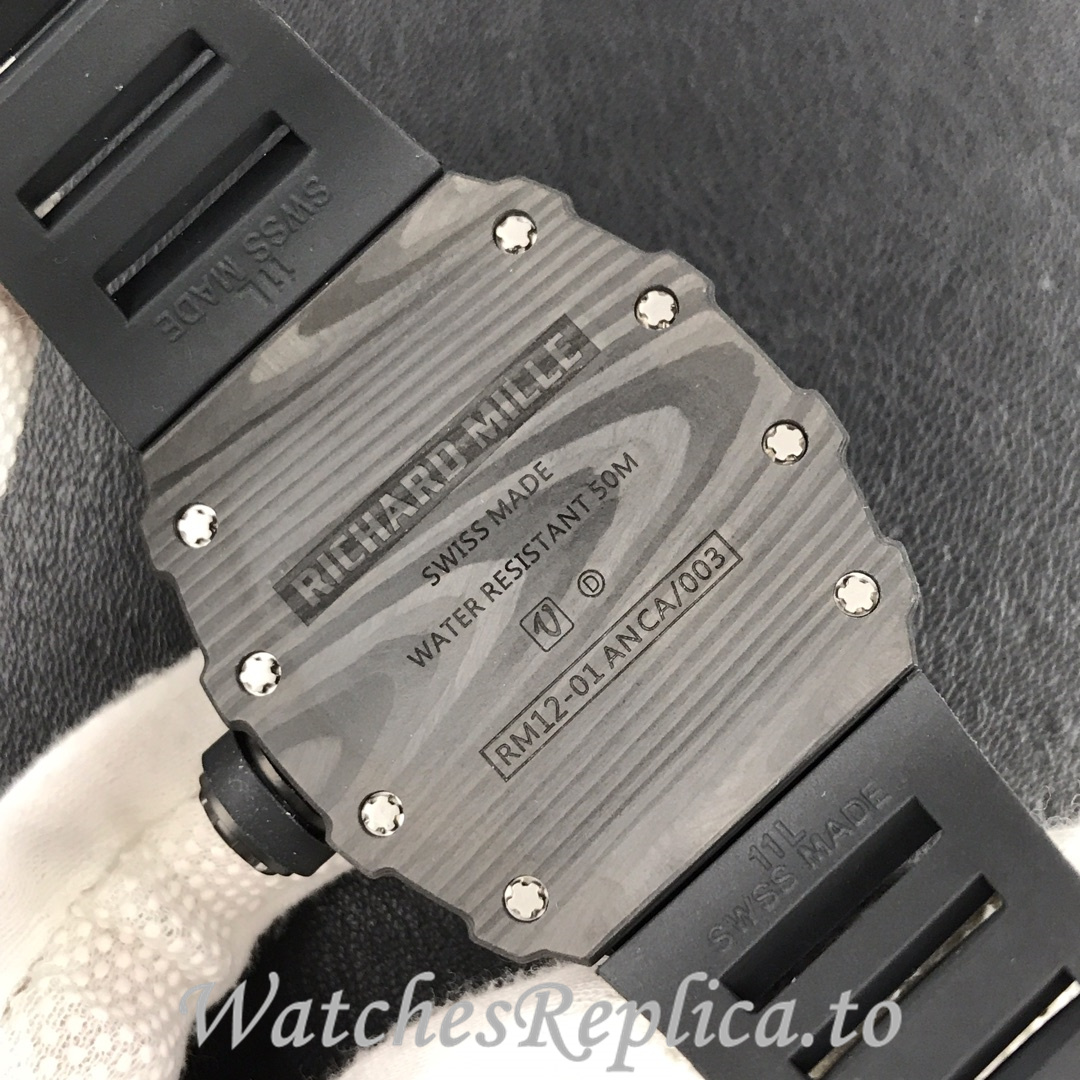 Richard Mille Replica RM12-01 Rubber strap 50MM - WatchesReplica.is