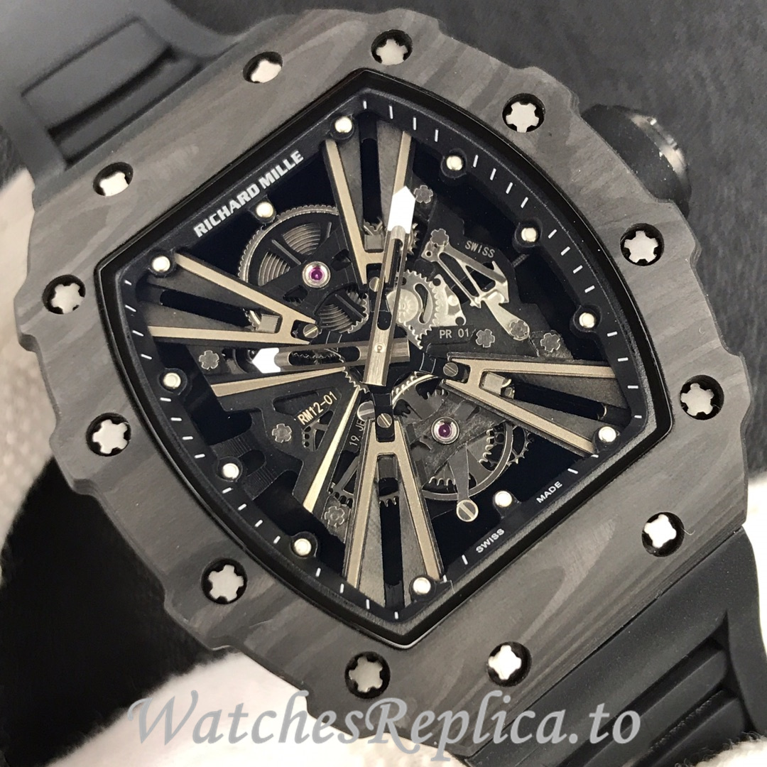 Richard Mille Replica RM12-01 Rubber strap 50MM - WatchesReplica.is