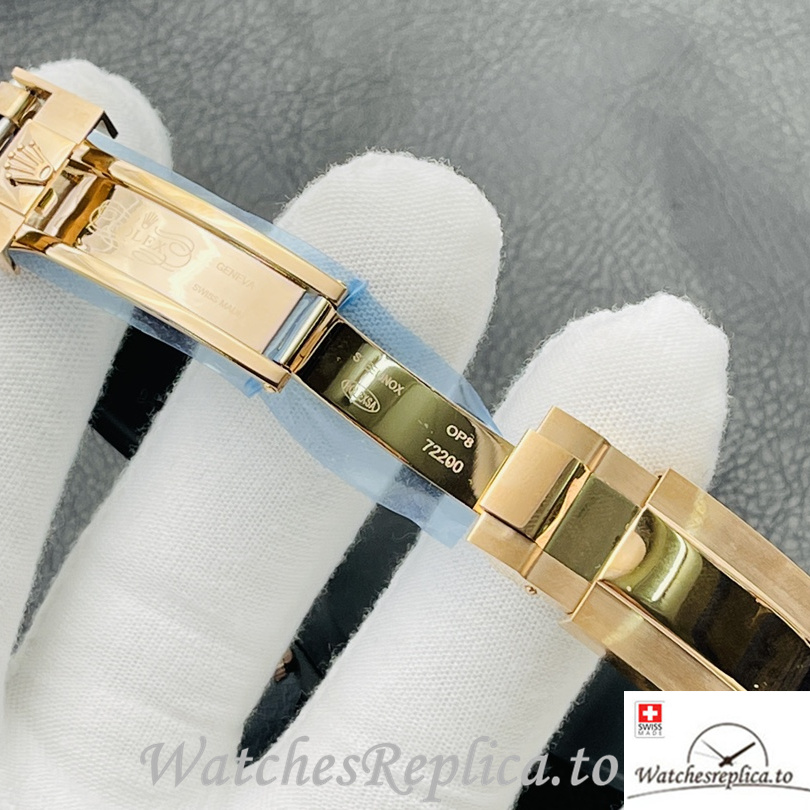 Swiss Rolex Daytona Replica Rubber strap 40MM - WatchesReplica.is