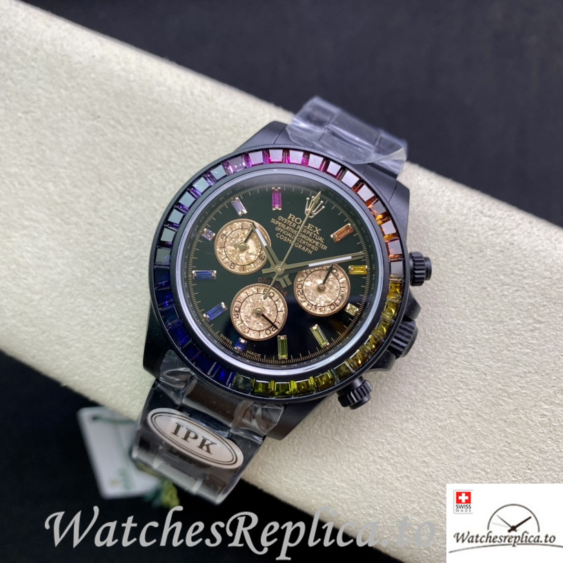 Swiss Rolex Daytona 116598RBOW Replica Stainless steel strap 40MM - WatchesReplica.is