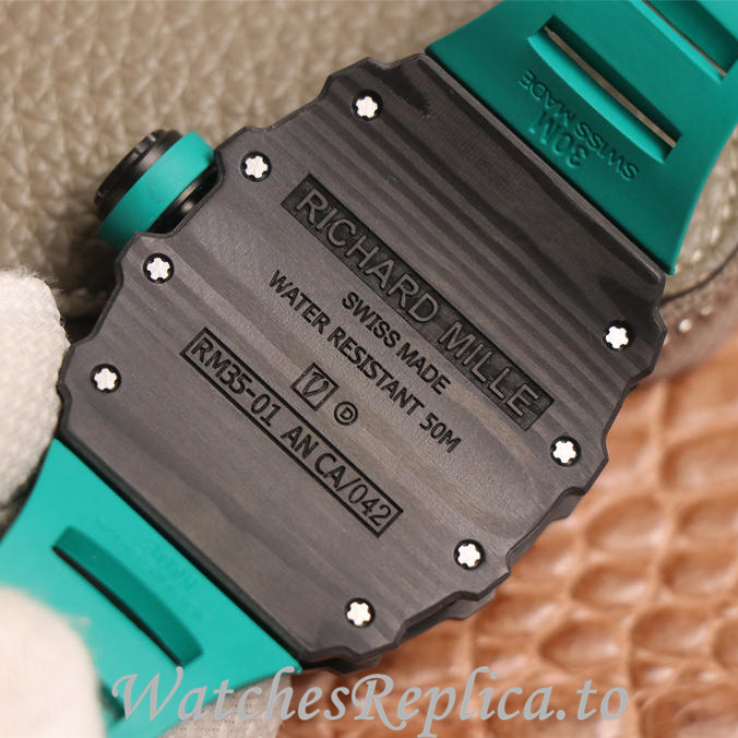 Richard Mille Replica RM035-01 Rubber strap 50MM - WatchesReplica.is