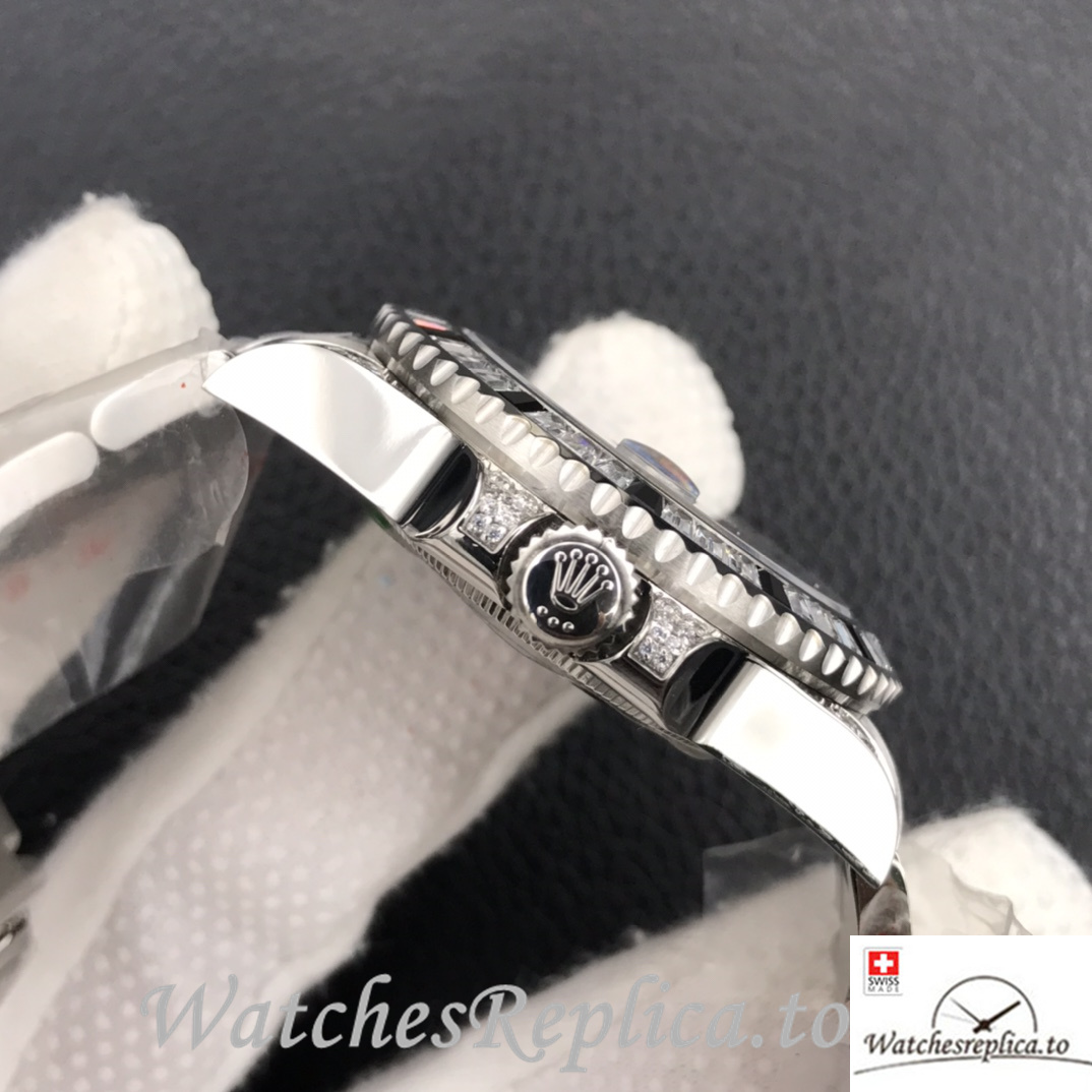 Swiss Rolex GMT-Master Replica 116759 Stainless steel strap 40MM - WatchesReplica.is