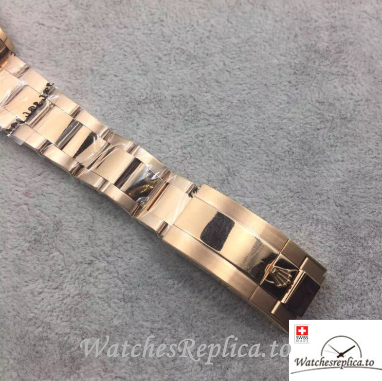 Swiss Rolex Daytona Replica 116505LN Yellow Gold strap 40MM - WatchesReplica.is