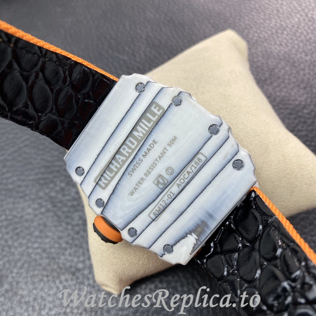 Richard Mille Replica RM12-01 Canvas strap 50MM - WatchesReplica.is