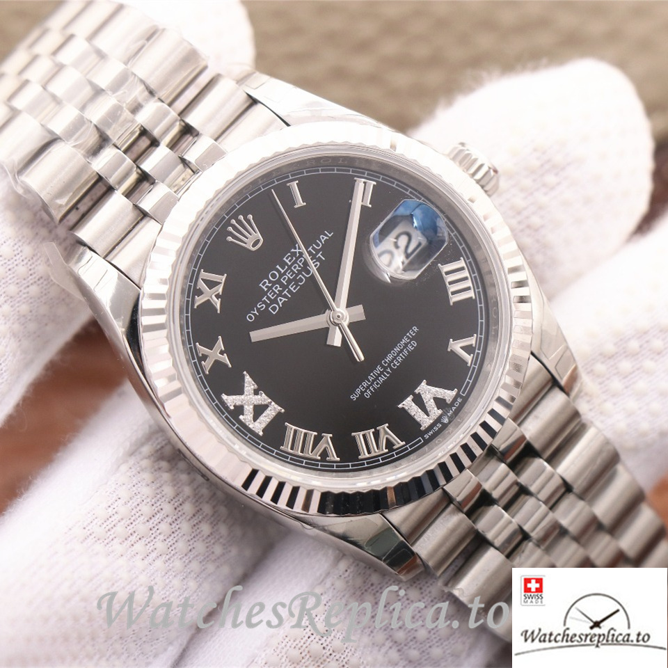 Swiss Rolex Datejust Replica 126233 Stainless steel strap 36MM - WatchesReplica.is
