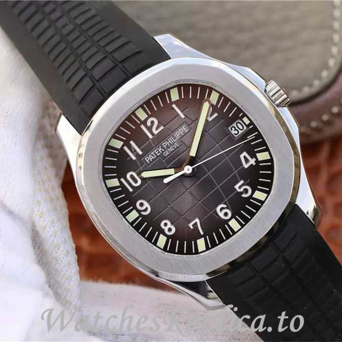 Patek Philippe Replica Aquanaut Rubber strap 42MM - WatchesReplica.is