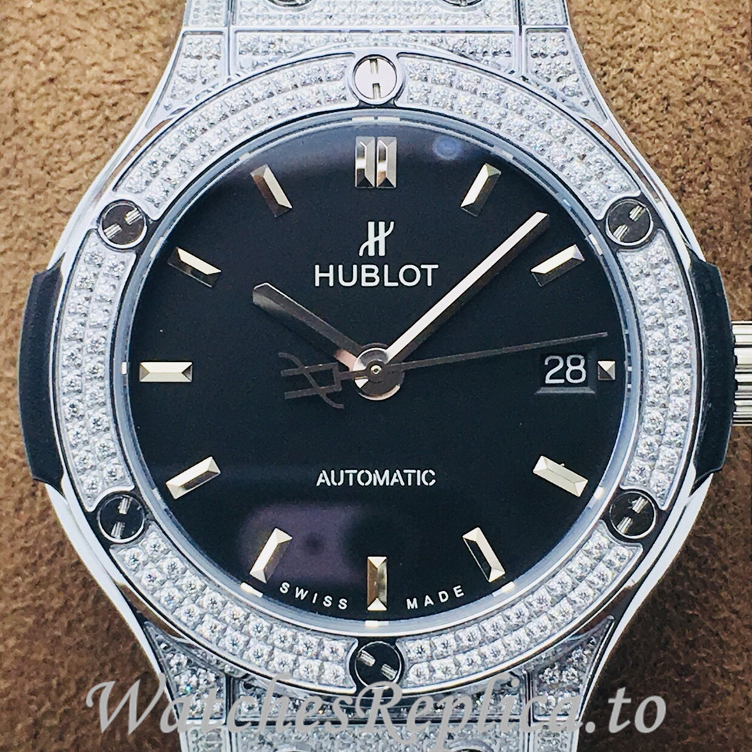Hublot Replica Classic-Fusion-Series Leather strap 38MM - WatchesReplica.is