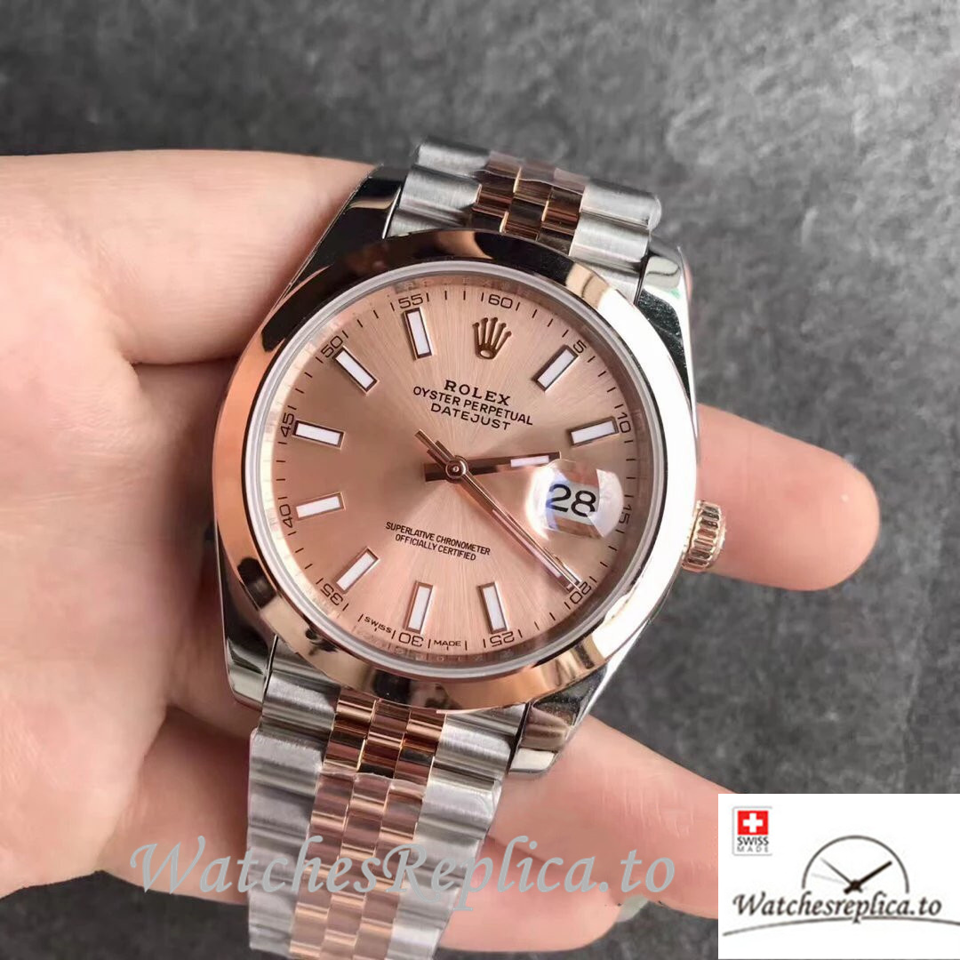 Swiss Rolex Datejust Replica 126301 Stainless steel strap 41MM - WatchesReplica.is