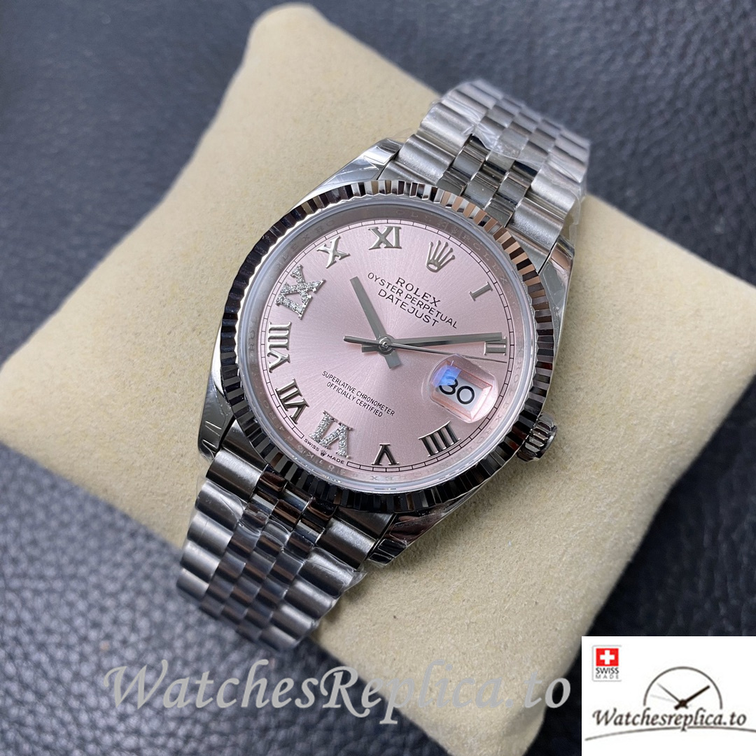 Swiss Rolex Datejust Replica 126233 Stainless steel strap 36MM - WatchesReplica.is