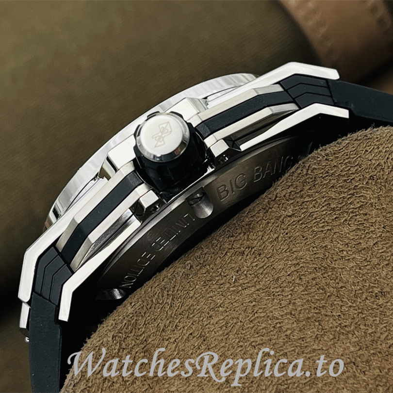 Hublot Replica Big Bang Sang Bleu II Rubber strap 45MM - WatchesReplica.is