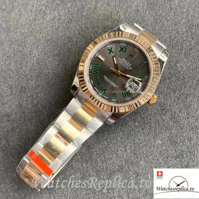 Swiss Rolex Datejust Replica 126333-0019 Stainless steel strap 41MM - WatchesReplica.is