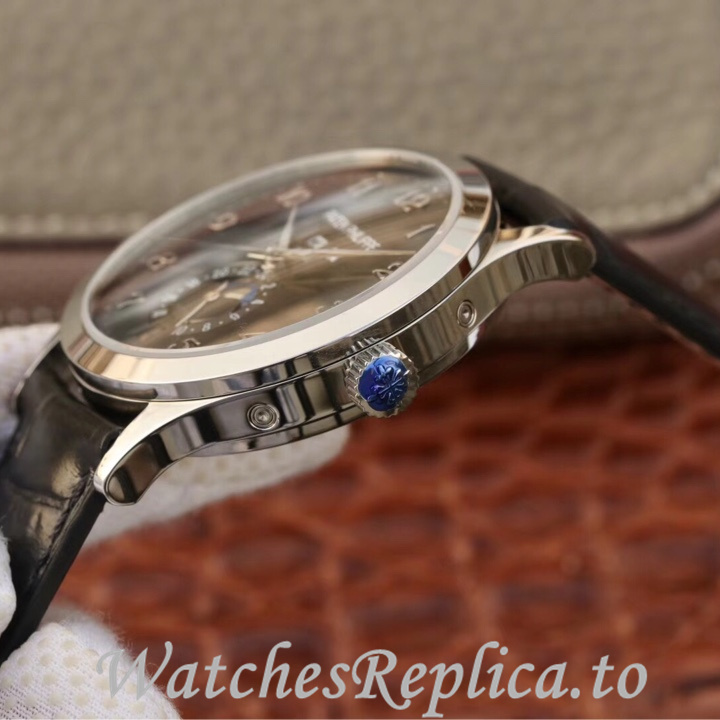 Patek Philippe Replica Complications 5396 Leather strap 38.5MM - WatchesReplica.is