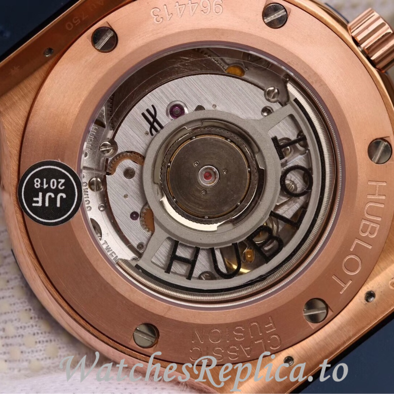 Hublot Replica 511.zp Leather strap 42MM - WatchesReplica.is