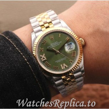 Swiss Rolex Datejust Replica 126233 Stainless steel strap 36MM - WatchesReplica.is