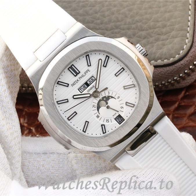 Patek Philippe Replica Nautilus 5726 Rubber strap 40.5MM - WatchesReplica.is