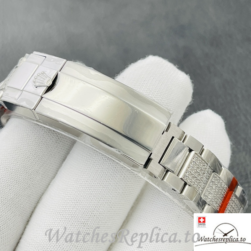 Swiss Rolex Submariner Replica Stainless steel strap 40MM Black Dial - WatchesReplica.is