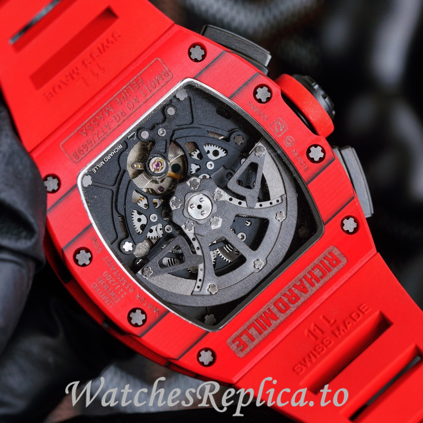 Richard Mille Replica RM11-03 Rubber strap 50MM - WatchesReplica.is