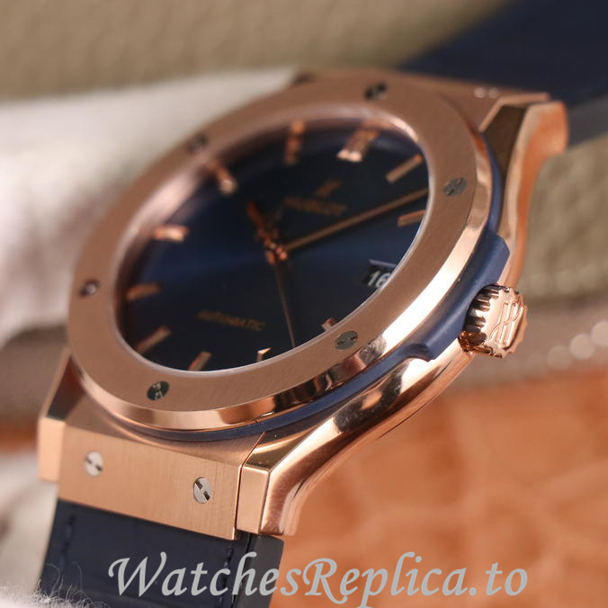 Hublot Replica Classic Fusion Series Leather strap 45MM - WatchesReplica.is