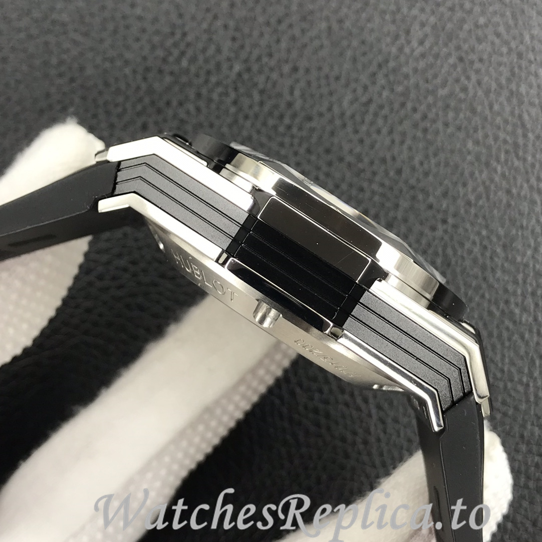 Hublot Replica Big Bang Sang Bleu II Rubber strap 45MM - WatchesReplica.is