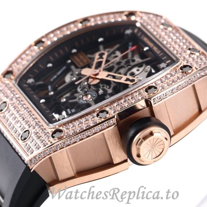 Richard Mille Replica RM035 Rubber strap 50MM - WatchesReplica.is