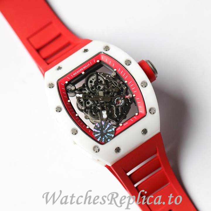 Richard Mille Replica RM055 Rubber strap 50MM - WatchesReplica.is