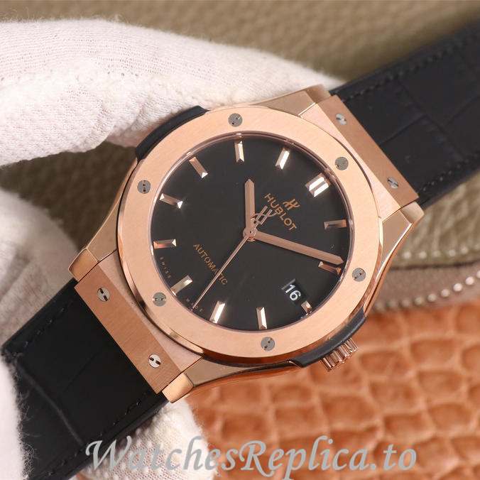 Hublot Replica Classic Fusion Series Leather strap 45MM - WatchesReplica.is