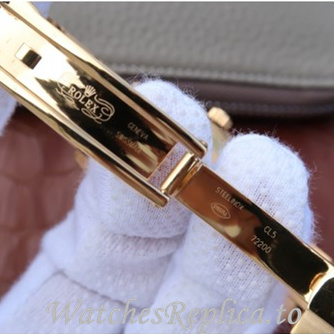 Swiss Rolex Datejust Replica 178383 Yellow Gold strap 31MM - WatchesReplica.is