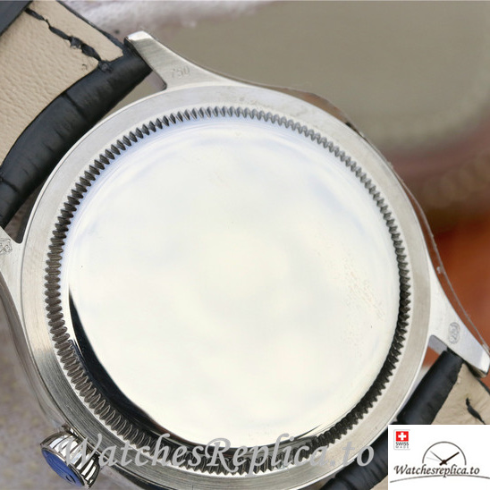 Swiss Rolex Cellini 50509-0016 Leather strap 39MM - WatchesReplica.is